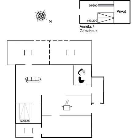 Feriehus Elline - 200m From The Sea By Interhome Frorup